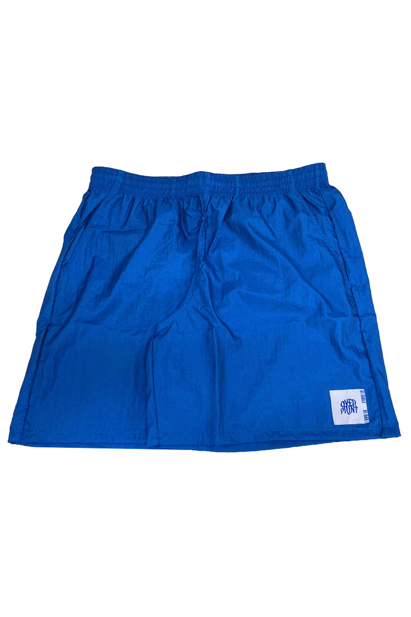 over print (オーバープリント) Nylon Surf Shorts BLUE