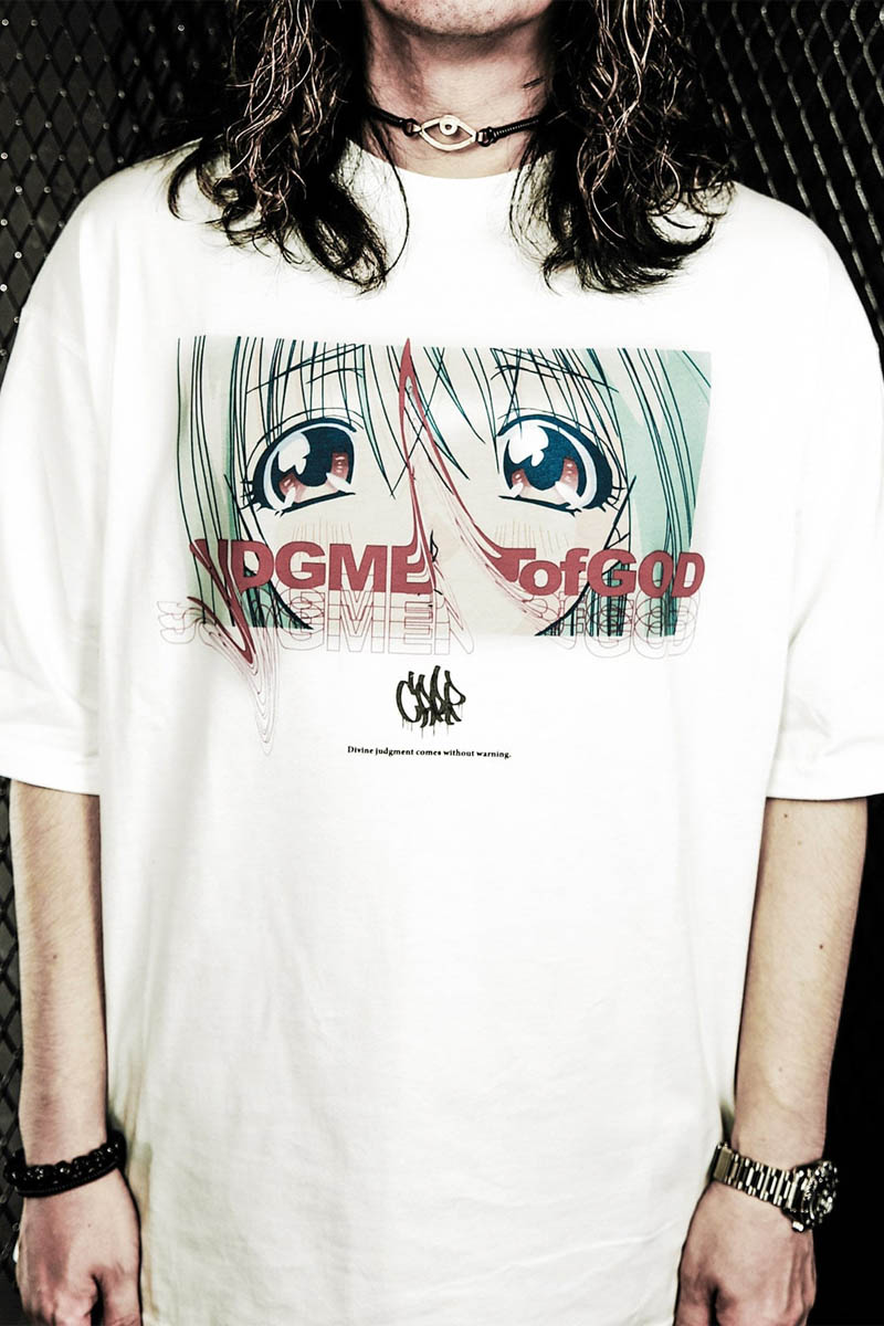 CMP LABEL (シーエムピー・レーベル) JUDGMENT OF GOD oversized T-shirt