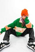 SUPPLIER (サプライヤー) COLLEGE LOGO KNIT GREEN