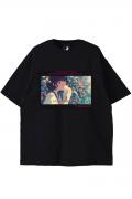 NOTBADCAT (ノットバッドキャット) タバコより猫吸わないと Tee BLACK