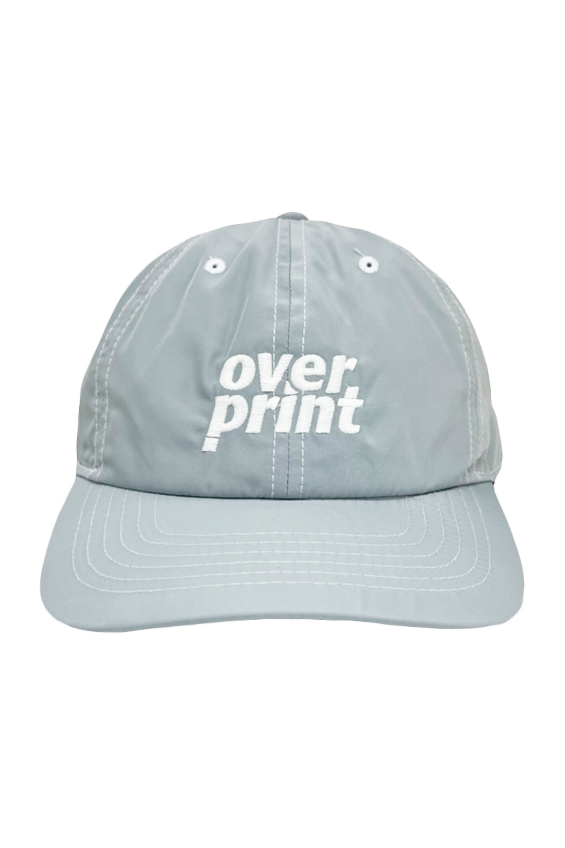over print (オーバープリント) white stich CAP (smoky mint)
