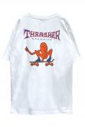 THRASHER (スラッシャー) Gonz Thumbs Up S/S T-SHIRTS WHITE