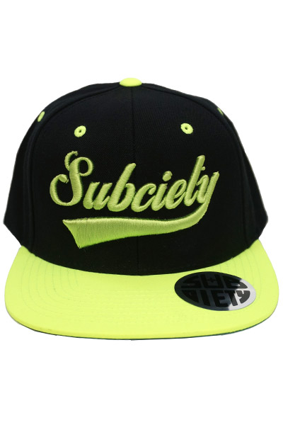 Subciety SNAP BACK CAP-GLORIOUS- BLACK/GREEN