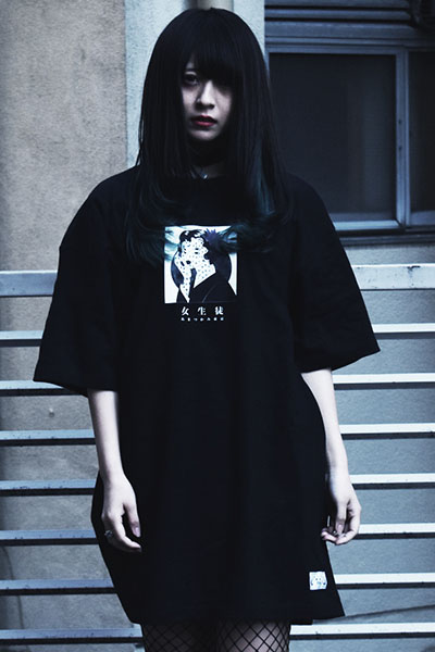 アマツカミ 女生徒/Student T-Shirts Black