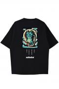 NOTBADCAT (ノットバッドキャット) ネコ神様 SS Tee　Black