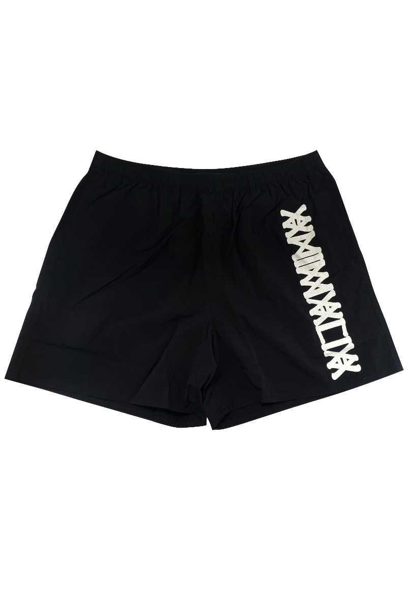 ANIMALIA (アニマリア) EASY NYLON SHORTS BLACK