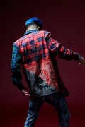 Zephyren(ゼファレン) BANDANNA SHIRT L/S -INTAGRAL- RED/GREEN