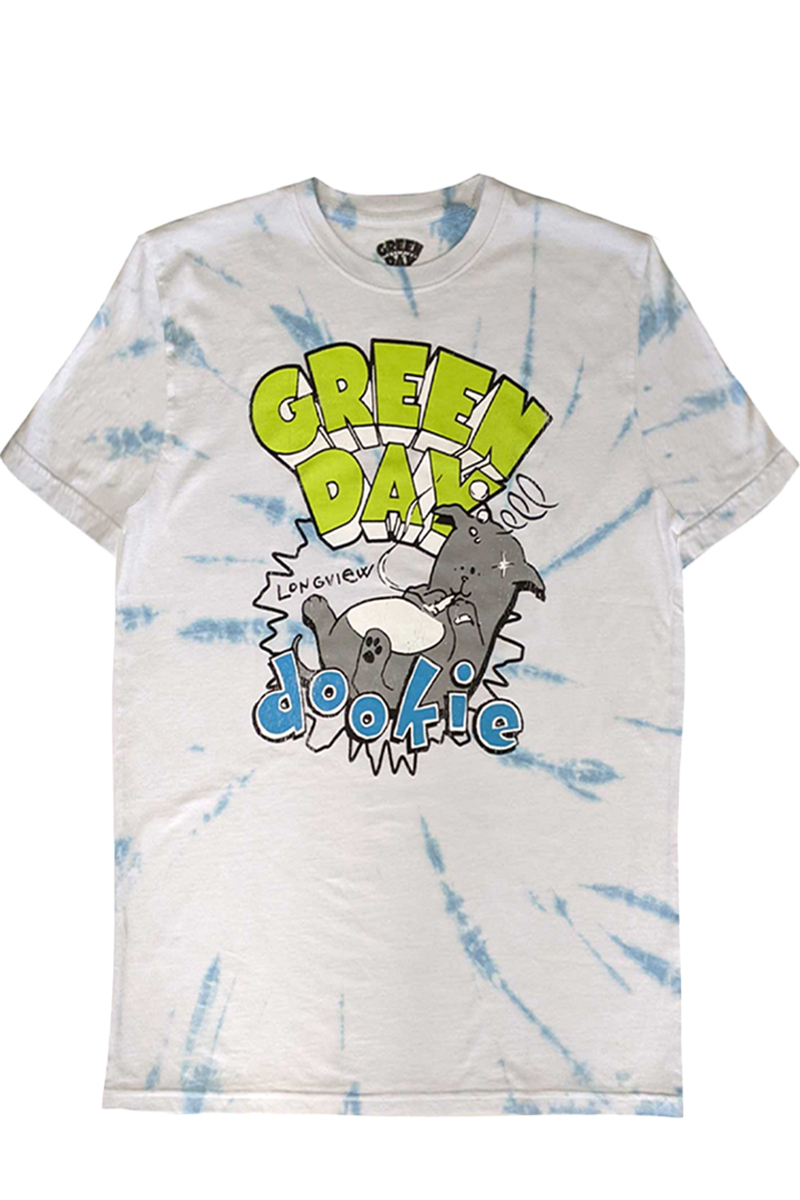 GREEN DAY UNISEX T-SHIRT: DOOKIE LONGVIEW (WASH COLLECTION)