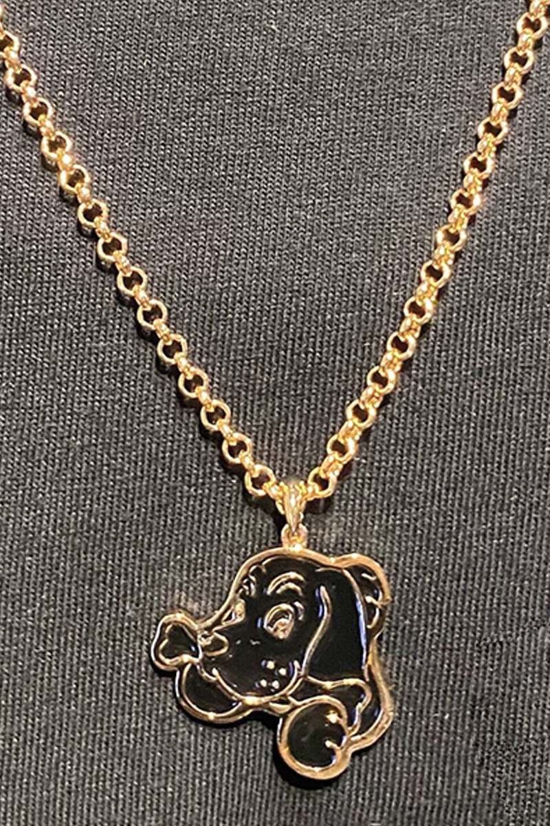 GALFY(ガルフィー) 犬顔ネックレス GOLD / ロックファッション GALFY(ガルフィー) 犬顔ネックレス GOLD / ロックファッション
