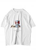 NOTBADCAT (ノットバッドキャット) ニャルボロ SS Tee WHITE