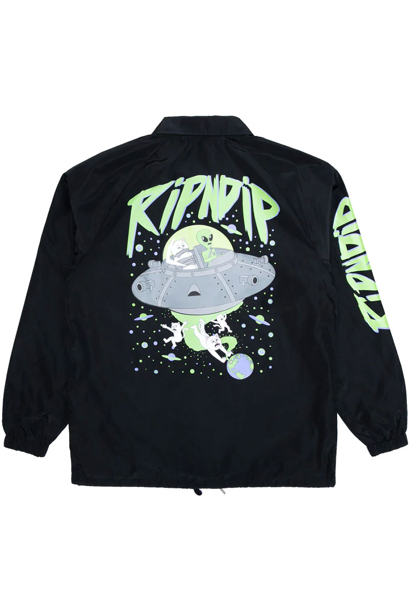 RIPNDIP (リップンディップ) Abduction Coaches Jacket (Black)