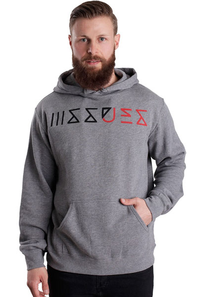 ISSUES Logo Heather Hooded