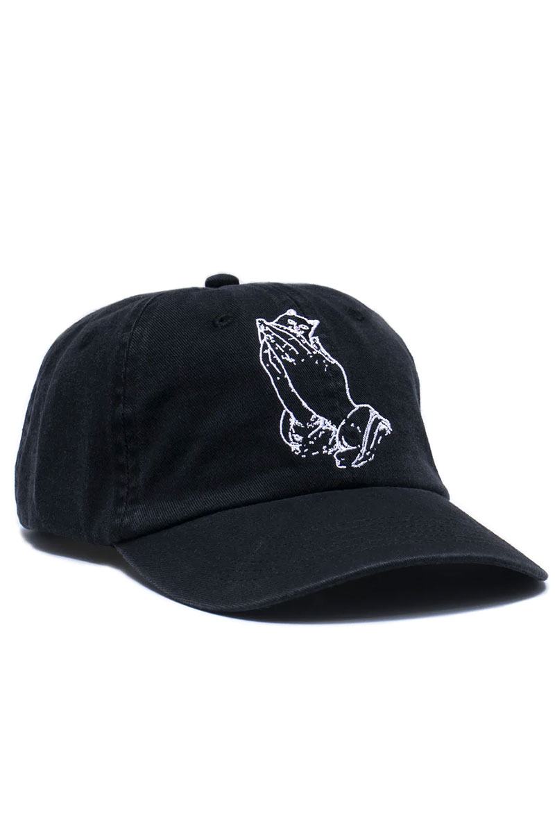 RIPNDIP (リップンディップ) Praying Hands Dad Hat (Black)