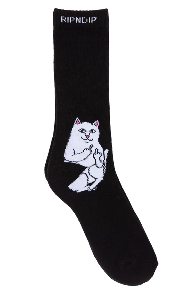 RIPNDIP (リップンディップ) Lord Nermal Socks (Black)