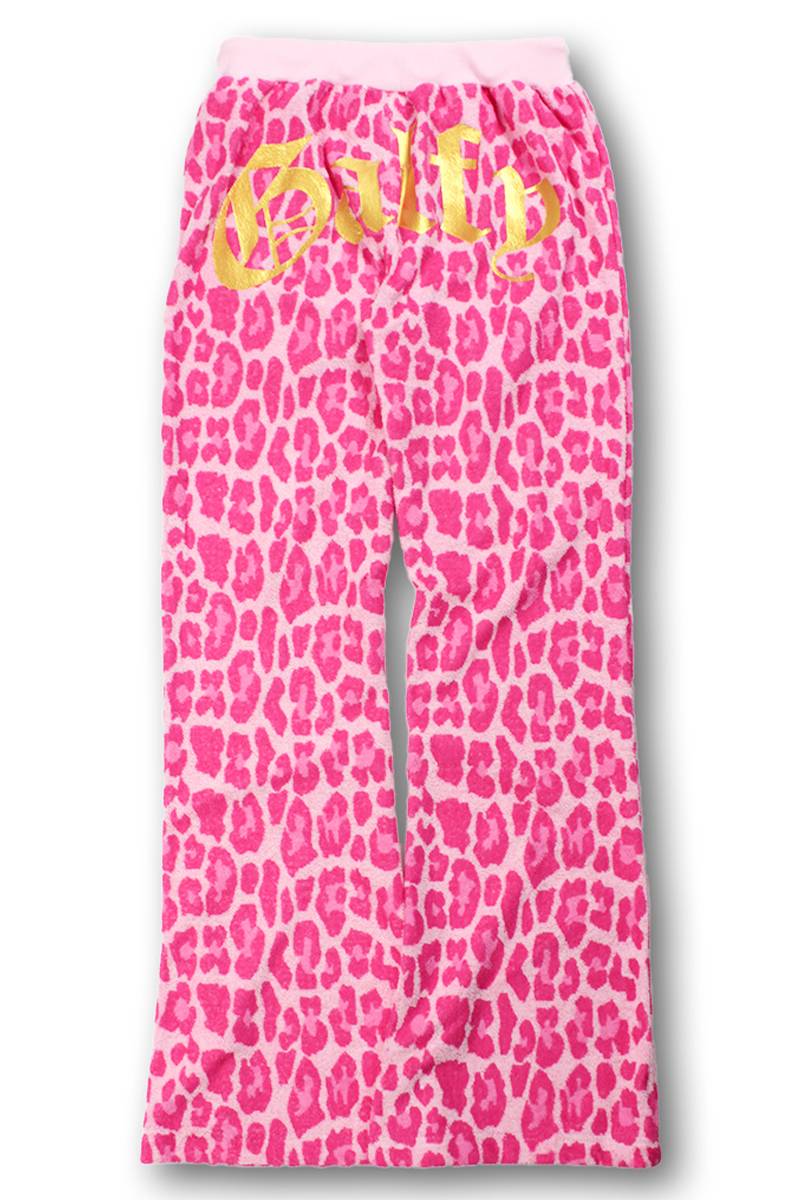【予約商品】GALFY(ガルフィー) フユGAL 豹パンツ - Pink Leopard