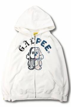 【予約商品】GALFY(ガルフィー)光るGALPE ゴーストパーカー - White