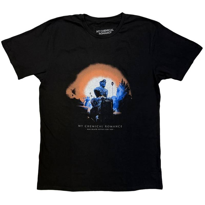 【予約商品】MY CHEMICAL ROMANCE バンドTシャツ ユニセックス: May Death Cover (Black)