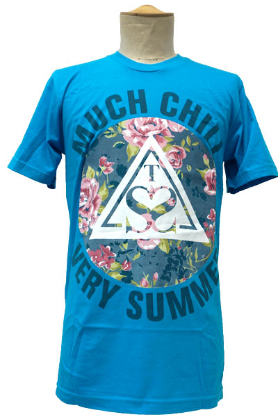 THE SUMMER SET Floral Triangle Teal
