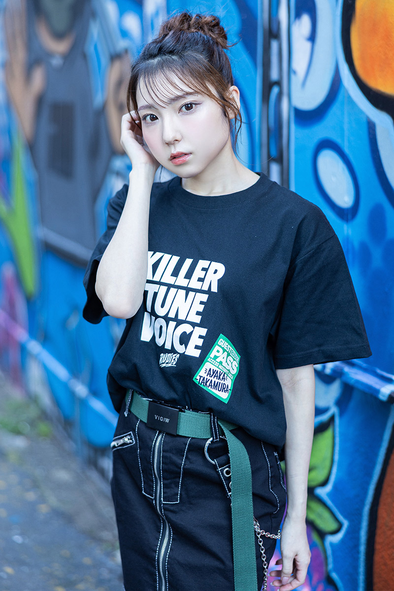 【2025A/W新作★送料無料】 予約商品】鷹村彩花×RUDIE'S×GEKIROCK CLOTHINGコラボ・Tシャツ 応援グッズ
