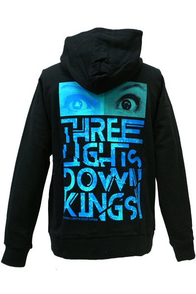 THREE LIGHTS DOWN KINGS ALLorNOTHING ZIPHOODIE BLU