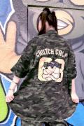 GALFY (ガルフィー) カモフラかも？ボロボロシャツ - GREEN CAMO