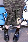 GALFY（ガルフィー） カモフラかも？デカパンショーツ - GREEN CAMO