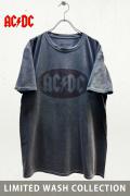 【予約商品】AC/DC バンドTシャツ ユニセックス: Oval Logo Vintage - Wash Collection