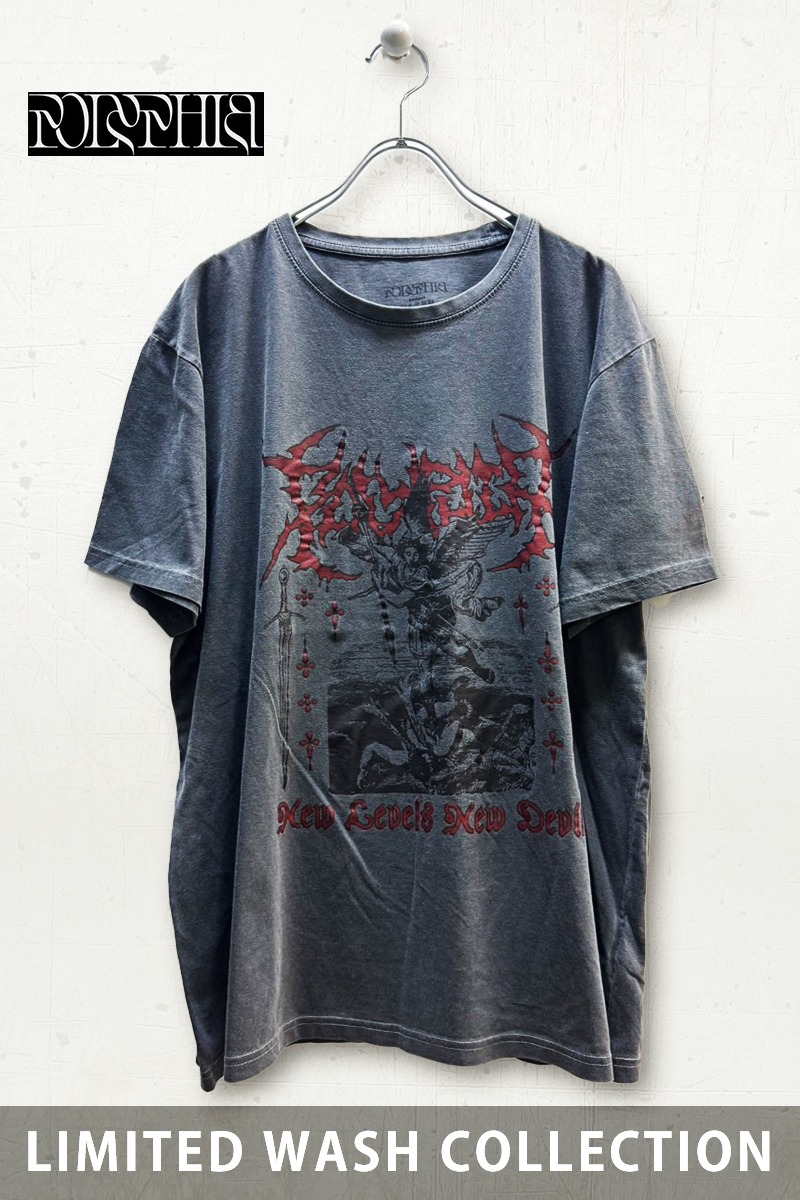 【予約商品】POLYPHIA バンドTシャツ ユニセックス: SPEAR ANGEL - Wash Collection