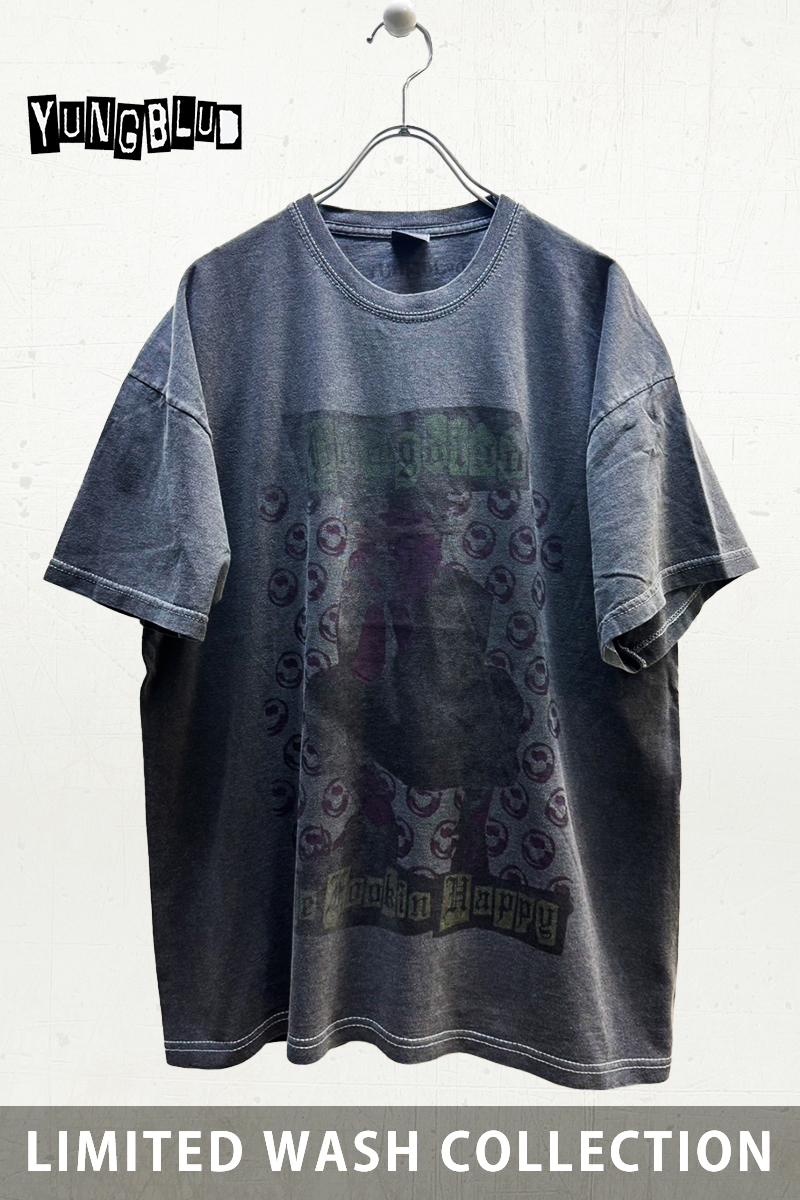 【予約商品】YUNGBLUD バンドTシャツ ユニセックス: Punker - Wash Collection