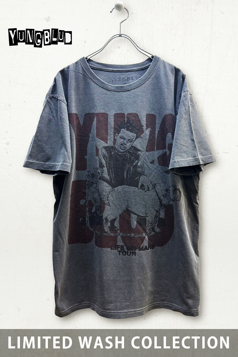 【予約商品】YUNGBLUD バンドTシャツ ユニセックス: Life on Mars Tour - Wash Collection
