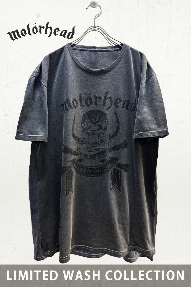 【予約商品】MOTORHEAD バンドTシャツ ユニセックス: March or Die - Wash Collection