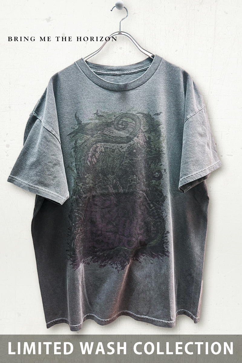 【予約商品】BRING ME THE HORIZON バンドTシャツ ユニセックス: DINOSAUR - Wash Collection
