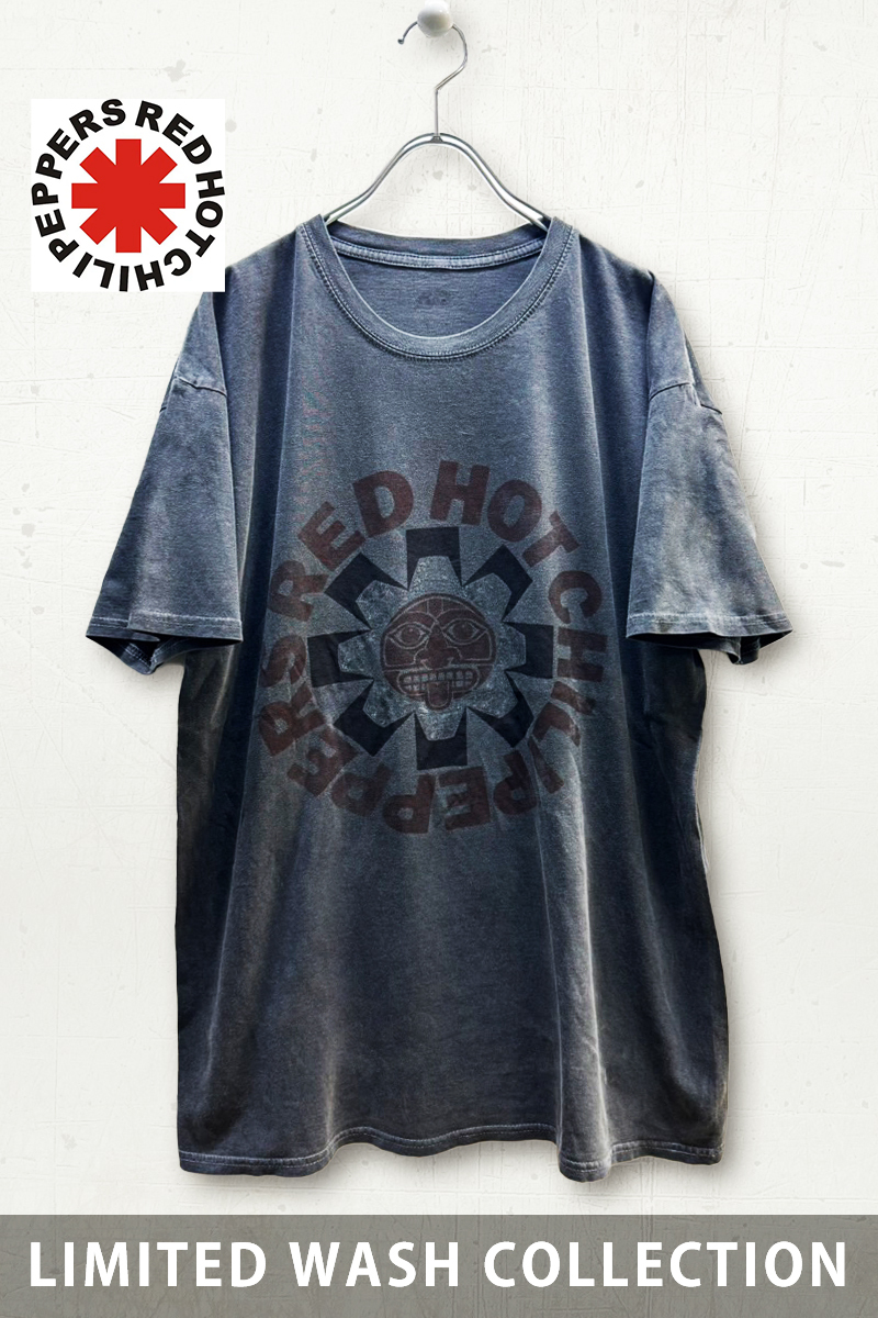 【予約商品】RED HOT CHILI PEPPERS バンドTシャツ ユニセックス: Aztec  - Wash Collection