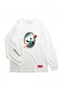 LILWHITE(dot) (リルホワイトドット) LW-18AU-LT02 -REFLECTED- L/S TEE WHITE