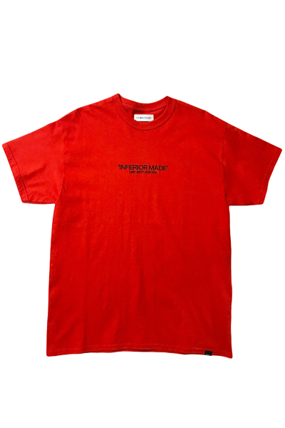 LILWHITE(dot) (リルホワイトドット) LW-18AU-T01 -STATEMENT- TEE RED