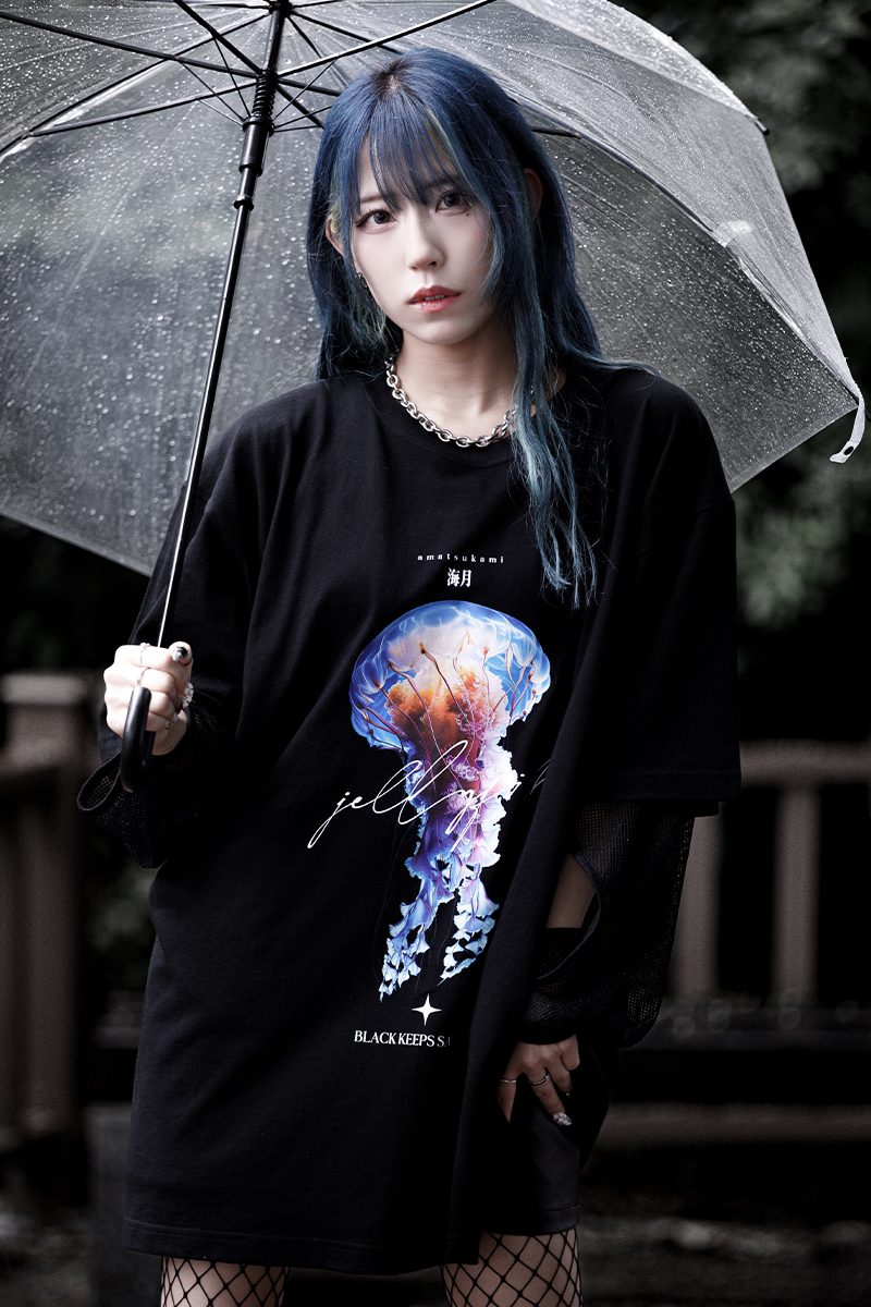 アマツカミ 海月/jerryfish T-shirt