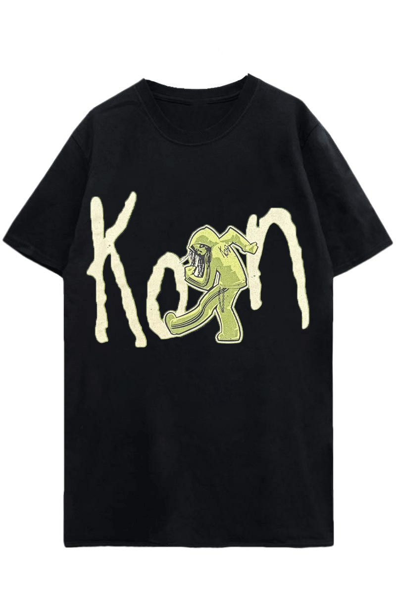 KORN バンドTシャツ ユニセックス: 2010 TOUR - Black