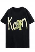 KORN バンドTシャツ ユニセックス: 2010 TOUR - Black