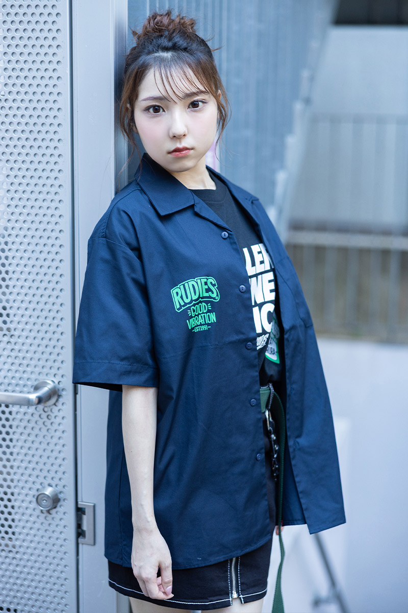 予約商品】鷹村彩花×RUDIE'S×GEKIROCK CLOTHINGコラボ・Tシャツ