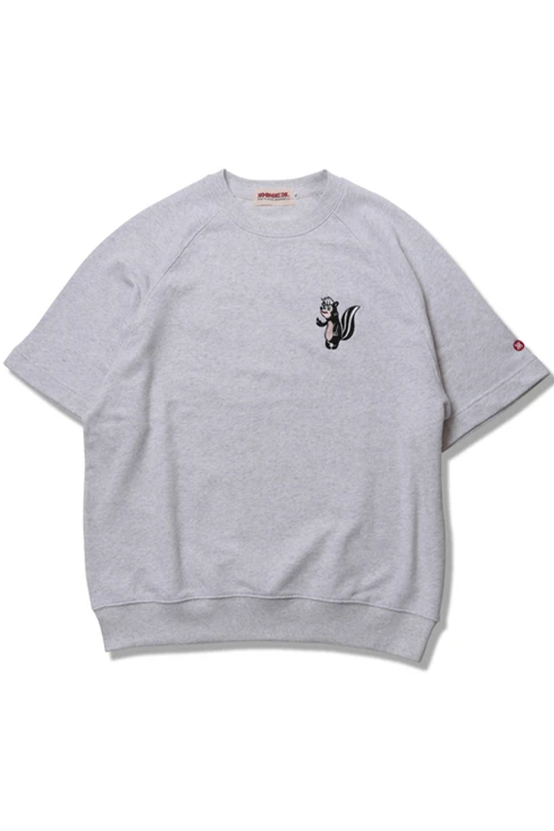 ANIMALIA (アニマリア) STANDARD S/S CREWNECK SWEAT -KSKUN- GRAY