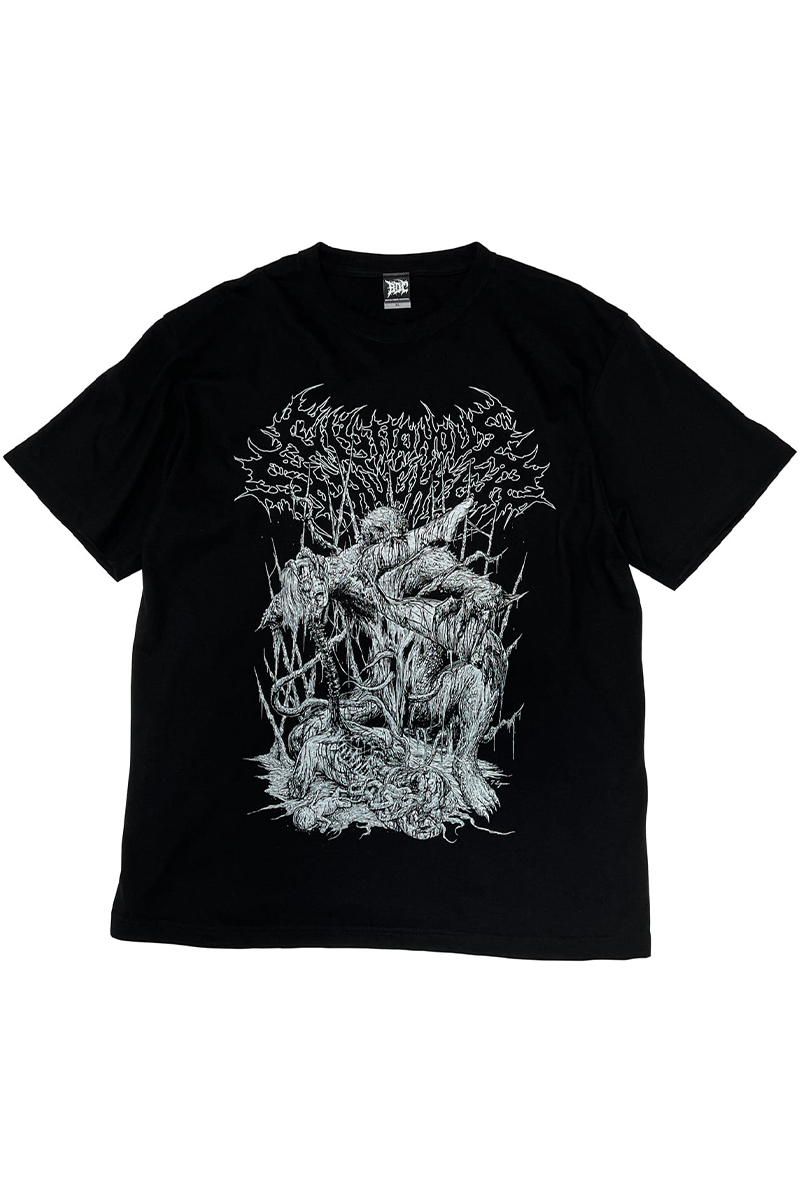 Gluttonous Slaughter(グラトナススローター) Feast of the Unbirthed T-shirt BLACK