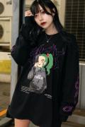 DI:VISION SICK LS TEE BLACK