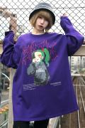 DI:VISION SICK LS TEE PURPLE