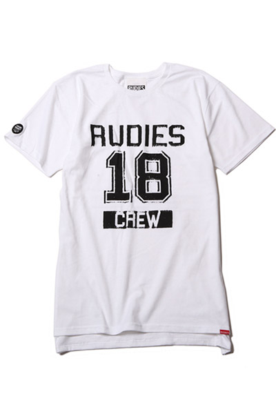 RUDIE'S EIGHTEEN COLLEGE LONG LENGTH-T WHITE