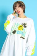 DI:VISION (ディヴィジョン) FICTION LS TEE WHITE