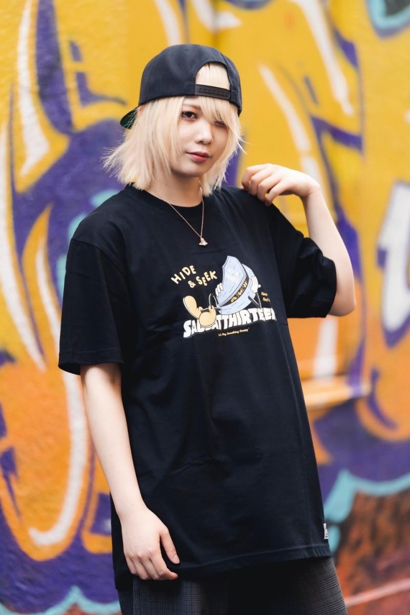 SABBAT13 HIDE&SEEK T BLACK