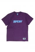 RIP DESIGN WORXX ライジングロゴアーミーTシャツ PURPLE