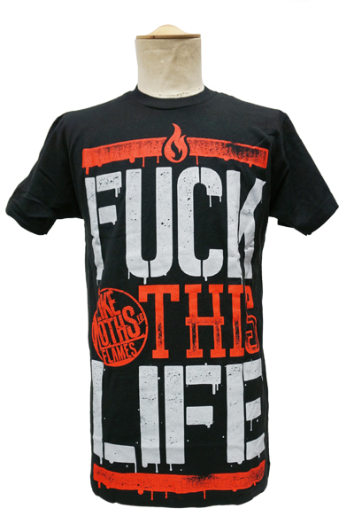 LIKE MOTHS TO FLAMES Fuck This Life Black