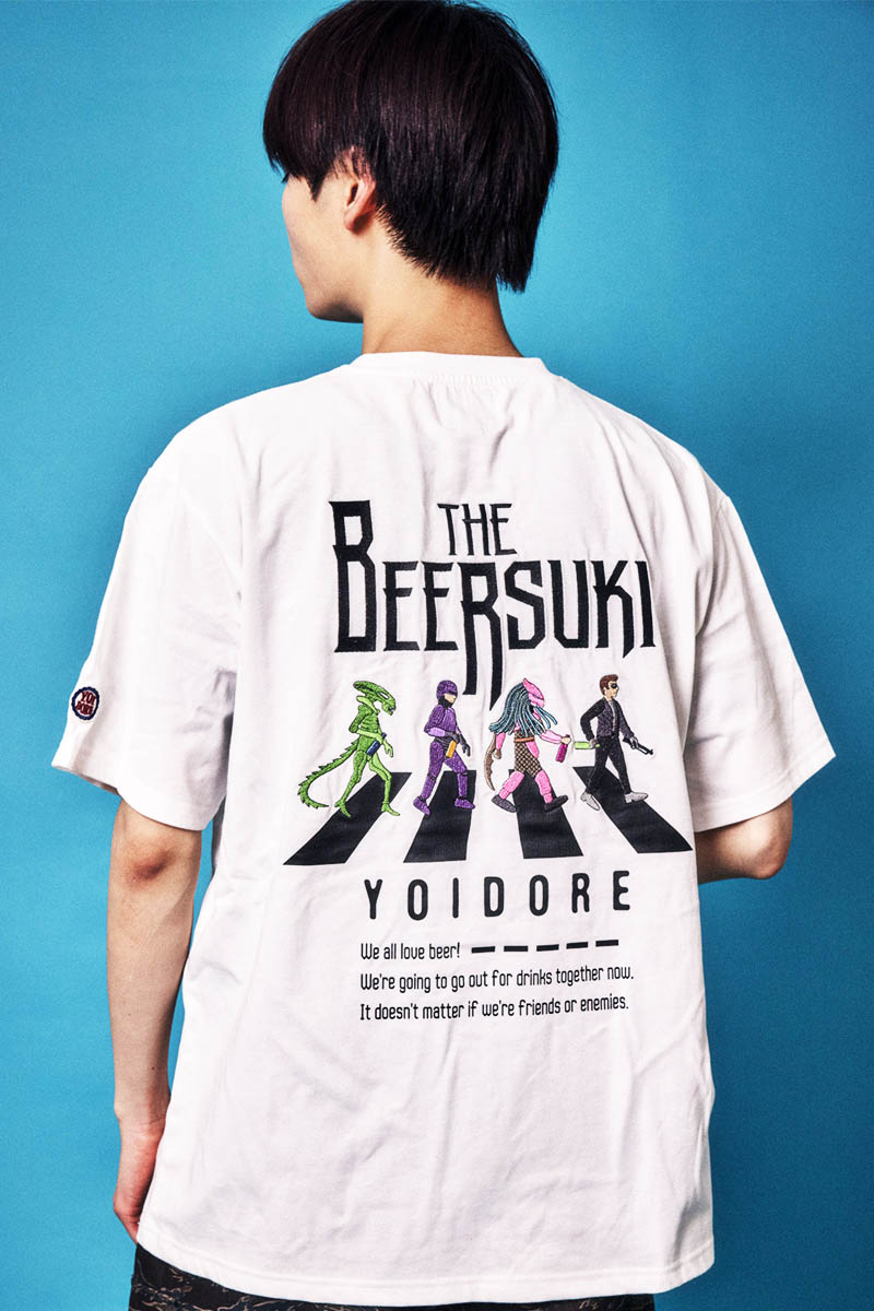 YOIDORE(ヨイドレ) BEERSUKI TEE - White