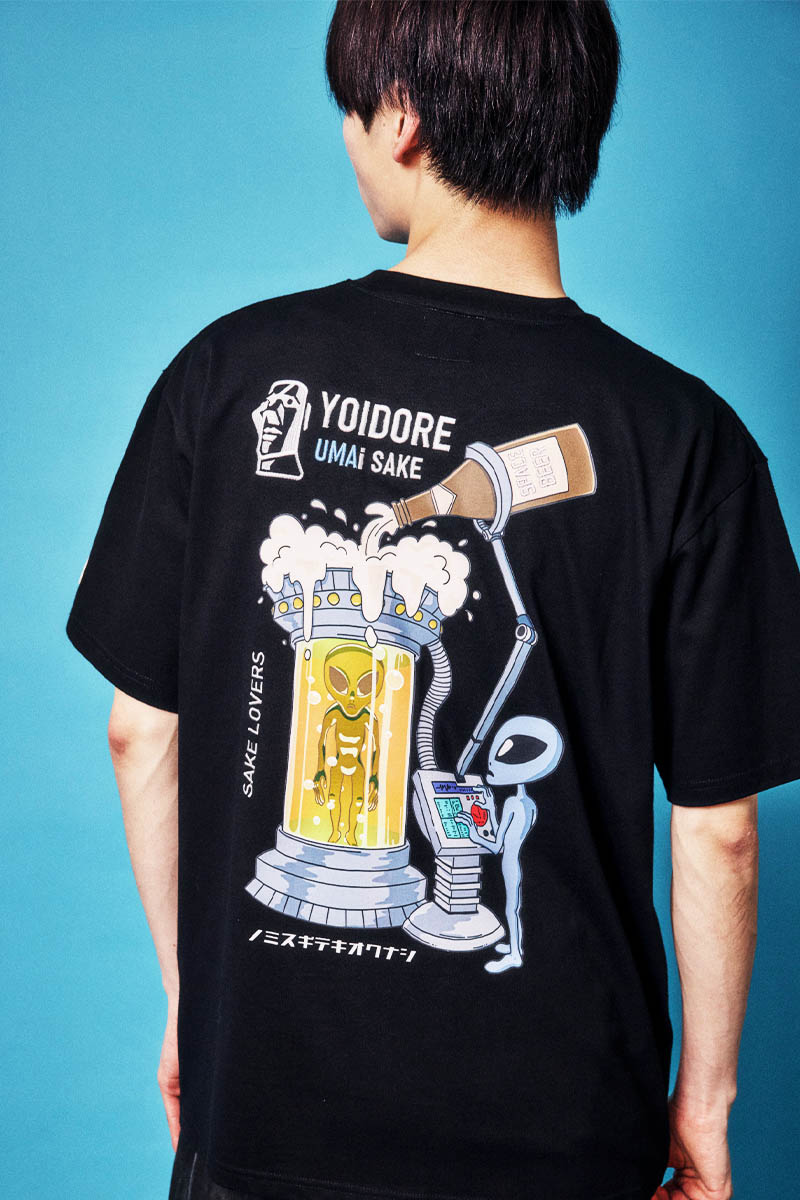 月刊ムー×YOIDORE(ヨイドレ) コラボTEE - Black